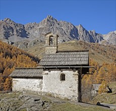 Névache, chapelle Sainte-Marie de Fontcouverte, Vallée de la Clarée, Hautes-Alpes