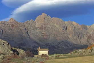 Névache, chapelle Sainte-Barbe, Vallée de la Clarée, Hautes-Alpes