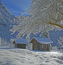 Chalets sous la neige, Haute-Savoie