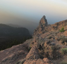 Espagne, Iles Canaries, Gran Canaria, Pic de Los Pozo de las Nieves / Espagne, Îles Canaries, Gran