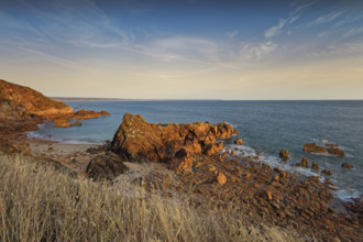 France, Manche (50) Jobourg, littoral maritime de la Hague proche du Nez-de-Jobourg / France,