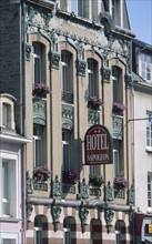 France, Normandie, Manche, Cotentin, Cherbourg, hotel Napoleon
place de la Republique, decor,