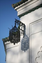 France, Paris 5e, Grande mosquee de Paris depuis la rue de quatrefages, lanterne