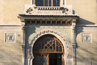 France, Paris 6e, avenue de l'observatoire, ENA, ancienne ecole coloniale, architecture mauresque,