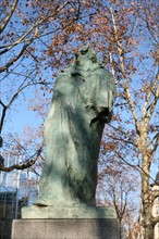France, Paris 6e, Montparnasse, boulevard raspail, statue de Rodin, hommage a Balzac, sculpture, bronze,
