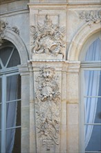 France, Paris 7e, hotel particulier, Hotel de Matignon, 56 rue de Varenne, 1er ministre, detail facade sur cour,