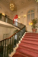 France, Paris 9e, mairie du 9e, 6 rue drouot, hotel particulier, hotel d'Augny, escalier d'honneur