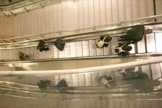 France, Paris 13e - station de metro - olympiades - ligne 14 ouverte en 2007, RATP,