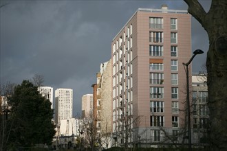 France, stormy sky