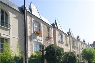 France, identical cottages