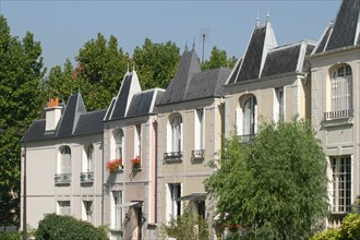 France, identical cottages