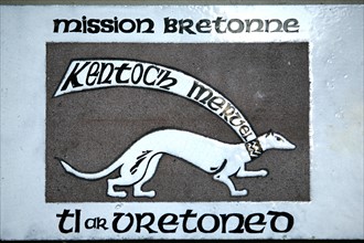 France, Paris 14e, rue delambre, logo, hermine, mission bretonne