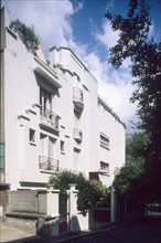 France, Paris 14e, art deco, 2 rue george braque, maison atelier, artistes, face au parc montsouris,