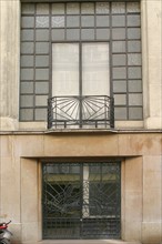 France, Paris 14e, Montparnasse, architecture art deco, 9 rue Delambre,