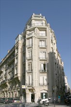 France, Paris 16e, immeuble 38 rue Greuze architecte Hector Guimard,