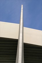 France, Paris 16e, stade du parc des princes, architecte roger taillibert, detail architecture