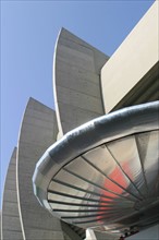 France, paris 16e, parc des princes, architecte roger taillibert, beton, 1972,