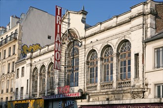 France, Paris 18e, butte Montmartre, boulevard de rochechouart, salle de spectacle, le Trianon, theatre,