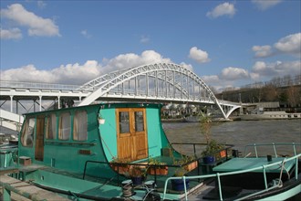 France, metallic bridge