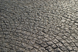 France, detail of cobblestone