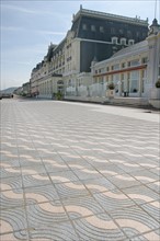 France, Basse Normandie, calvados, cabourg, plage, front de mer, grand hotel, promenade marcel proust