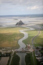 France,  MONT-SAINT-MICHEL bay