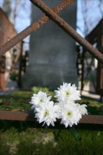 France, Paris 20e - cimetiere du pere Lachaise, tombe,