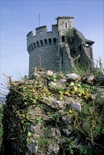 France, Haute Normandie, Seine Maritime, vallee de la Seine, moulineaux, chateau de robert le diable, chateau fort, duc de Normandie, vestige, forteresse, ruine, vikings,