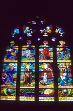 Vitrail de l'église Saint-Ronan à Locronan