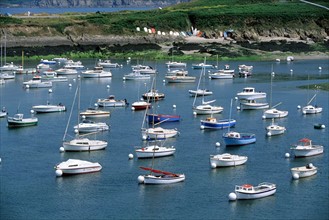 France, Bretagne, Finistere nord, cotes des abers, le conquet, port, bateaux de plaisance,