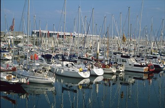 France, Basse Normandie, Manche, Cotentin, Cherbourg, port chantereyne, plaisance, voiliers, navigation,