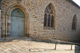 France, Bretagne, Cotes d'Armor, saint brieuc, vieux saint brieuc, venelle saint brieuc, chapelle notre dame de la fontaine