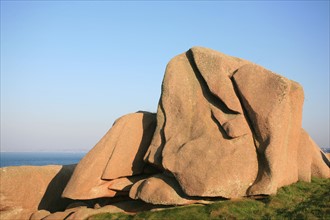 France, Bretagne, Cotes d'Armor, cote de granit rose
ploumanach, rochers