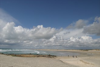 France, Bretagne, Finistere sud, pays bigouden, pointe de la torche, sable, dunes, spot de surf,