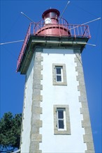 France, Bretagne, Finistere sud, Cornouaille, sainte marine, phare, face a benodet,