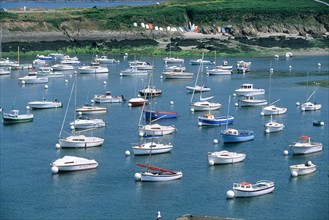 France, Bretagne, Finistere nord, cotes des abers, le conquet, port, bateaux de plaisance,