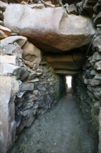 France, Bretagne, Finistere Nord, cairn de barnenez, plouezoc'h pres de morlaix, sepulture, megalithes, archeologie,