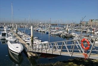 France, Basse Normandie, Manche, Cotentin, Cherbourg, port chantereyne, plaisance, voiliers, navigation,