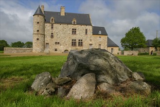 France, Basse Normandie, Manche, pays de coutances, saint sauveur lendelin, habitat traditionnel, manoir du Grand Taute,