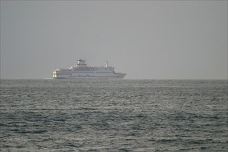 France, Basse Normandie, Manche, Cotentin, Cherbourg, rade, grande rade est, ferry Brittany ferries