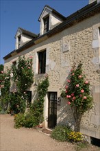 France, Basse Normandie, orne, perche, le moulin de gemages, habitat traditionnel, gite de peche, maison,