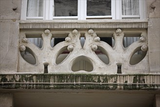 Immeuble 15 rue des Ursulines à Paris (détail)