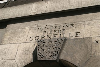 Maison natale de Pierre Corneille à Rouen (détail)