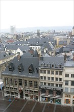 France, Haute Normandie, Seine Maritime, Rouen, ancien hotel des finances, office du tourisme, place de la cathedrale, vue depuis la grande galerie,