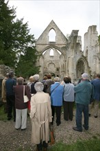 France, Haute Normandie, Seine Maritime, vallee de la Seine, jumieges, visite de l'abbaye, monument historique, vestiges,