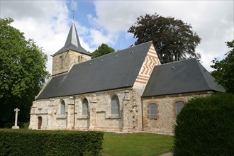 France, Haute Normandie, Seine Maritime, pays du caux maritime, cany barville, chapelle de Barville,