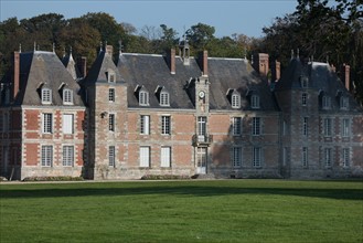 France, Haute Normandie, Seine Maritime, pays de Caux maritime, vallee de la Durdent, Paluel, chateau de Janville