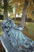 France, Haute Normandie, Seine Maritime, pays de bray, forges les eaux, parc des thermes, station thermale club med, statue de louis XIII