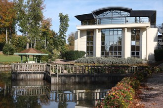 France, Haute Normandie, Seine Maritime, pays de bray, forges les eaux, parc des thermes, station thermale club med,