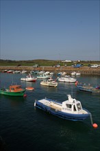 France, Basse Normandie, Manche, val de saire, fermanville, cap levi, port, barques, bateaux, peche, plaiisance,